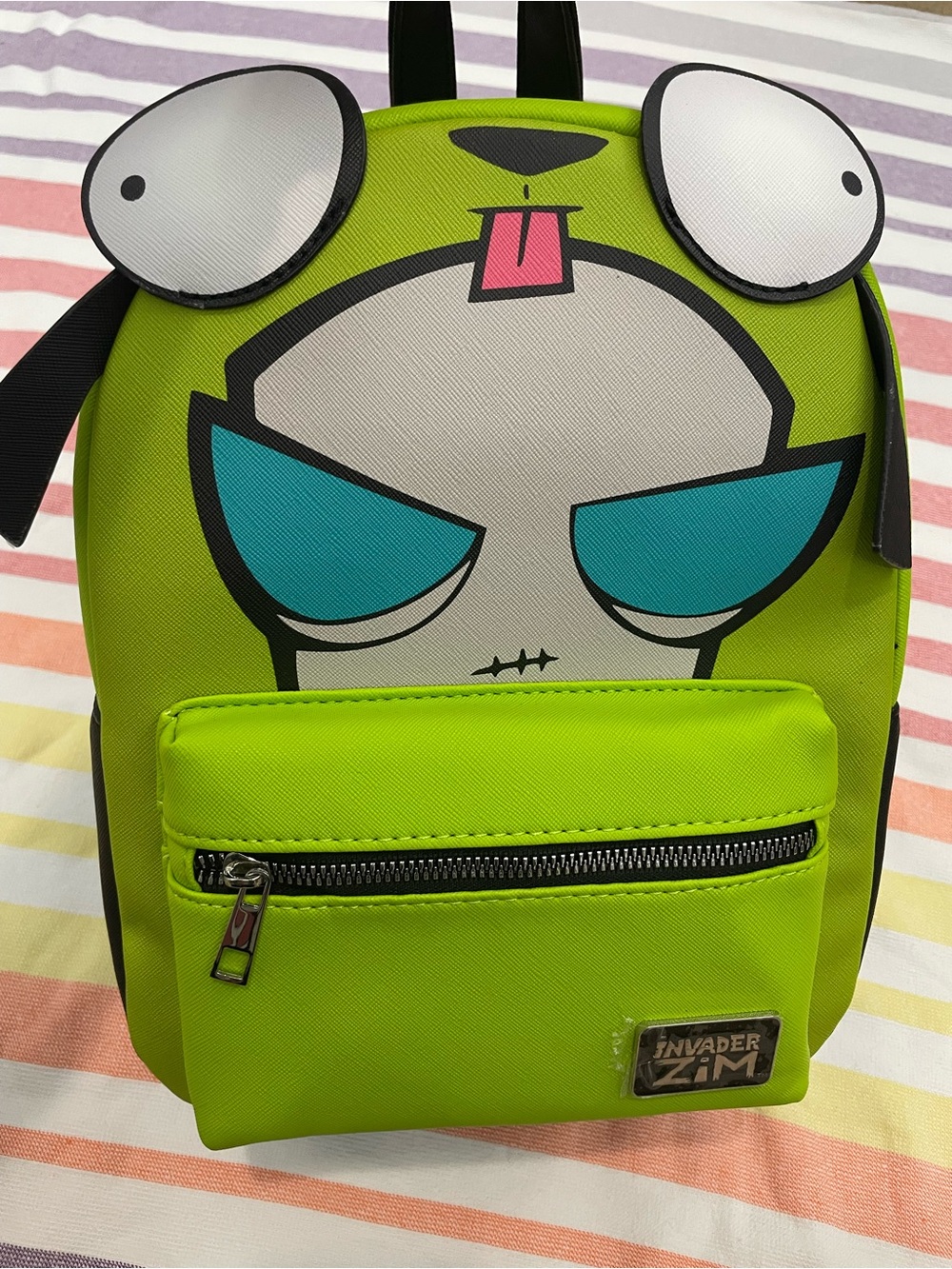 Bioworld Invader zim robot gir Green mini Backpack